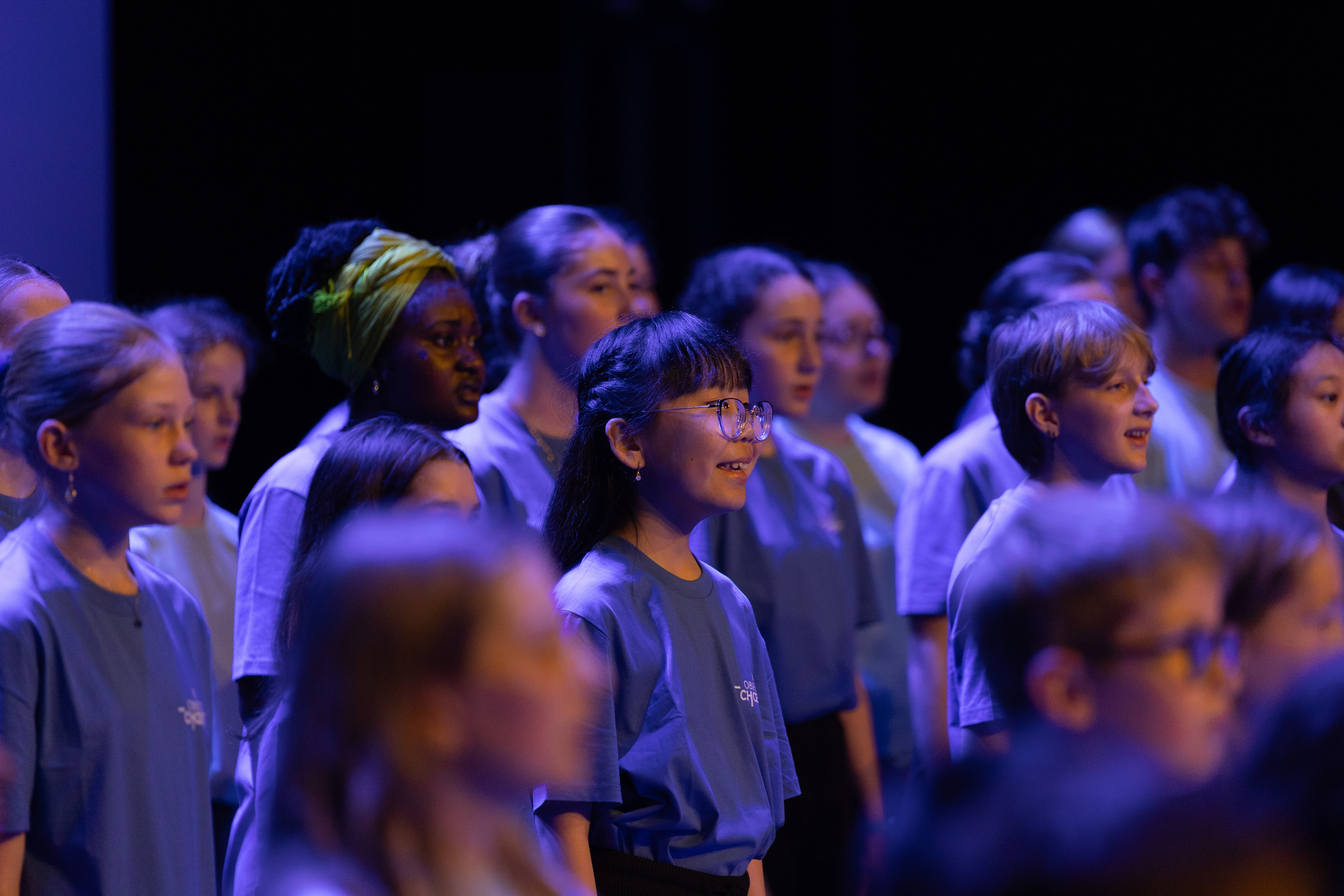 Enfants chantant