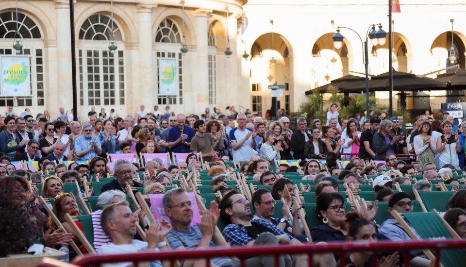 Vue de la foule